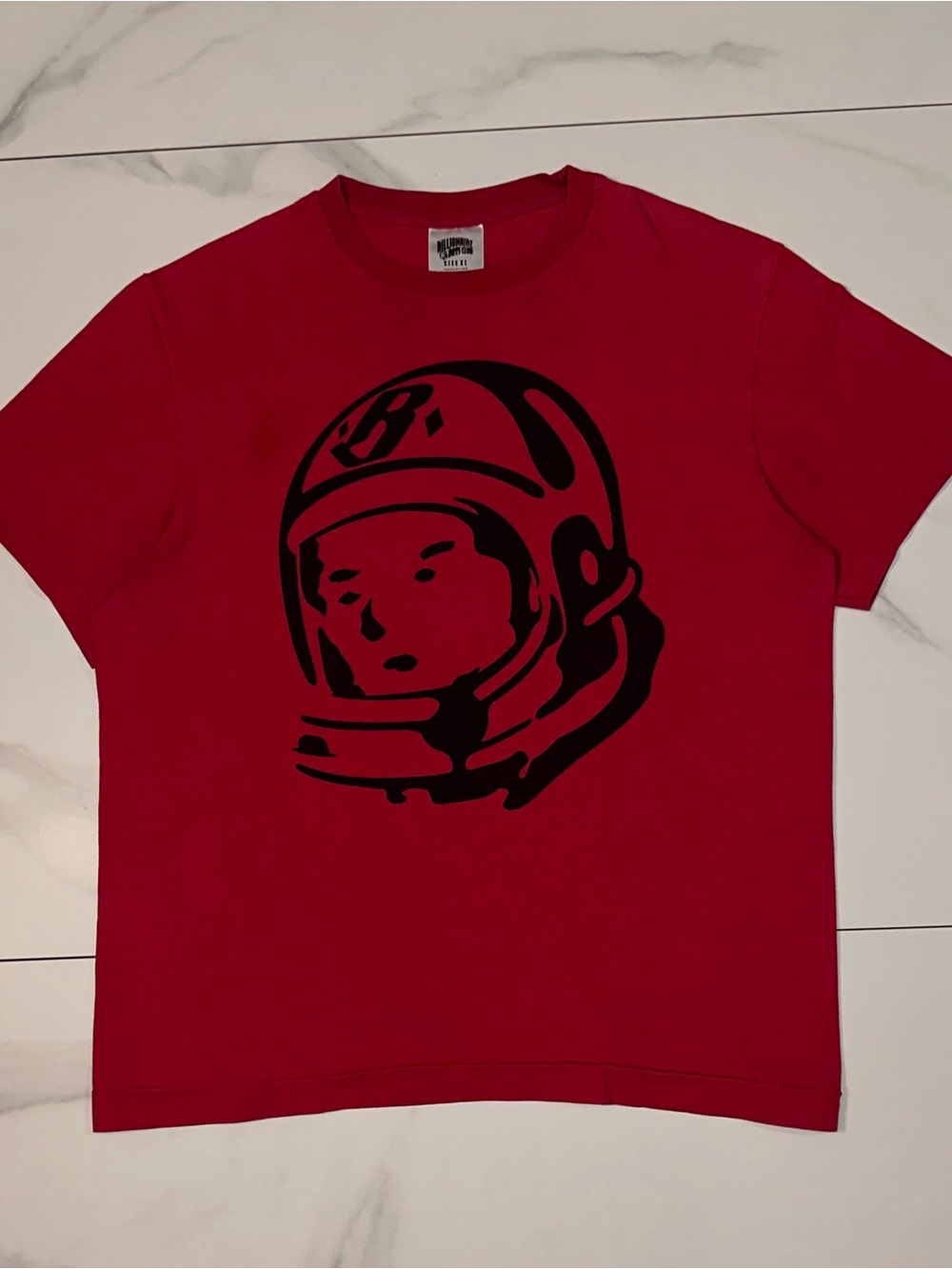 Billionaire Boys Club BBC Astro Helmet Graphic T-Shirt Red Black